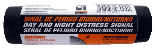 Sinal de perigo diurno-noturno Indios